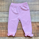 Cecil and Lou Pink Ruffle Hem Pants- Size 12M (see notes)