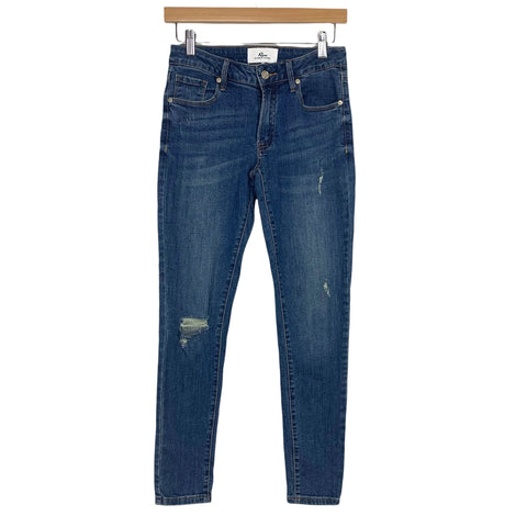A2 Jeans Distressed Denim Jeans- Size 1 (Inseam 27")