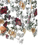 No Brand Sheer Floral Side Slit Kimono- Size ~OS (see notes)