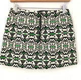 Topshop Aztec Mini Skirt with Back Zipper- Size 2