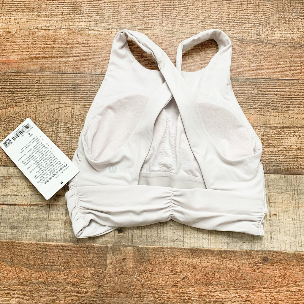 Lululemon Always Aligned Open Criss Cross Back Padded Sports Bra NWT- – The  Saved Collection