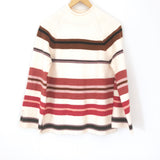 LOFT Loose Fit Striped Turtleneck Sweater- Size XS