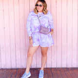 No Brand Purple Tie Dye Sweatshirt- Size L (we have matching shorts)