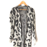 Goodnight Macaroon Grey Leopard Print Duster NWT- Size ~S/M