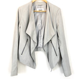 BB Dakota 100% Leather Draped Blazer- Size L