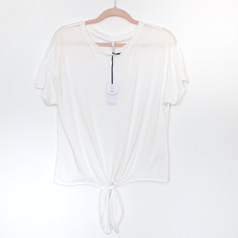 Z Supply Ivory Front Knot Tee NWT- Size XS