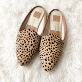 Dolce Vita Pointed Leopard Fur Mules- Size ~8.5 (see notes)