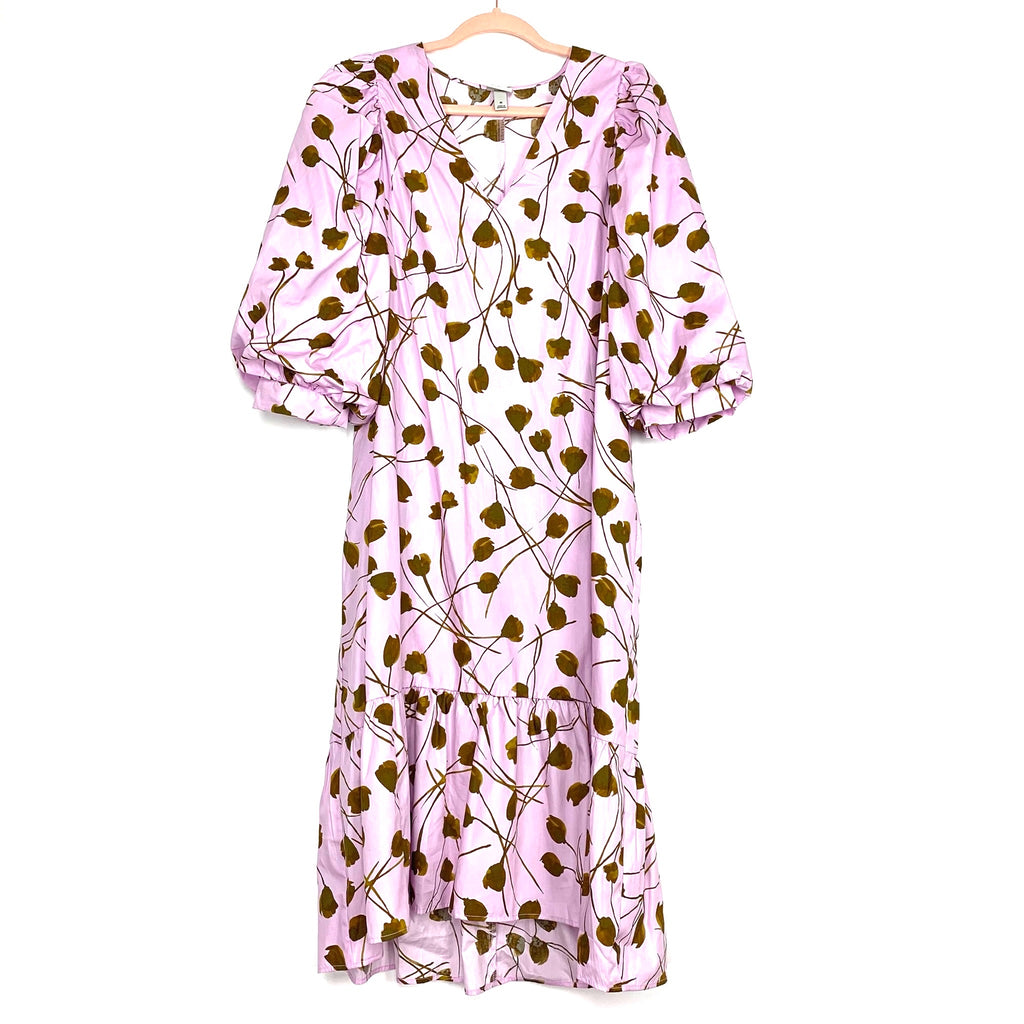 a new day purple dress Day + Moon Purple Gameday Dress With White Trim