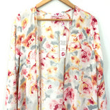 Buddy Love Pink Floral Duster Kimono NWT- Size S/M