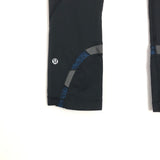Lululemon Crop Pants with Blue Trim- Size 6