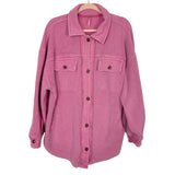 Free People Pink Shacket - Size M (sold out online)