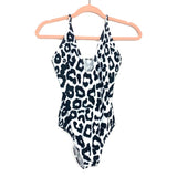 No Brand Black/White Animal Print One Piece Swimsuit NWOT- Size S