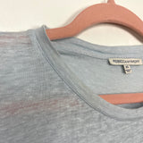 Rebecca Minkoff Light Blue Tassel Hem Top- Size XS (see notes)