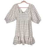 Forever21 Multi Color Striped Open Back Linen Blend Dress NWT- Size S (sold out online)