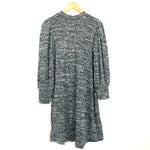 LOFT Heathered Grey Mock Neck Sweater Dress- Size XS