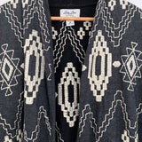Lucky Lotus Navajo Embroidered Cardigan- Size M