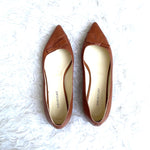 Sarah Flint Brown Pointed Toe Bow Flats- Size 42