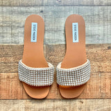 Steve Madden Rhinestone Slide Sandals- Size 7 (Brand New)