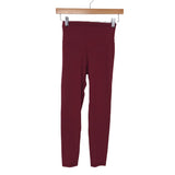 Aerie Burgundy Leggings- Size S (Inseam 23")