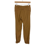 Lululemon Brown Drawstring Waist Zipper Hem Joggers- Size ~4 (see notes, Inseam 25")