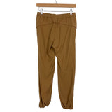 Lululemon Brown Drawstring Waist Zipper Hem Joggers- Size ~4 (see notes, Inseam 25")