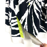 Fabletics Black/White Tie-Dye Jasmine Side Slit Pullover NWT- Size 1X