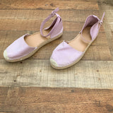 Old Navy Light Purple Ankle Wrap Espadrilles - Size 10 (See Notes)