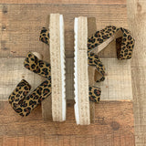 Nature Breeze Animal Print Sandals- Size 9