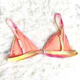 Dippin' Daisy's Ombre Velour Bikini Top- Size 1X (TOP ONLY)