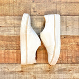 Universal Thread Cream Faux Leather Slip On Kalliope Sneakers- Size 9 (sold out online)