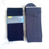 Capelli New York Fleece Lined Knee Highs (2 pack)- One Size NWT
