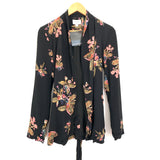 Everly Black Floral Blazer NWT- Size S