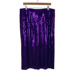 Scoop Purple Sequin Midi Pencil Skirt- Size XL (sold out online)