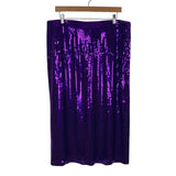 Scoop Purple Sequin Midi Pencil Skirt- Size XL (sold out online)