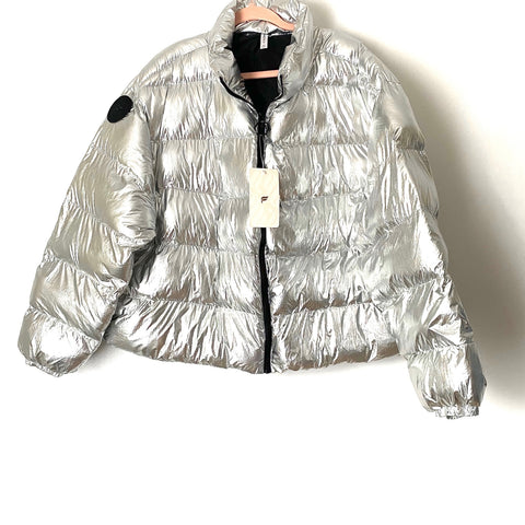 Fabletics Silver Arden Puffer Jacket NWT- Size 2X