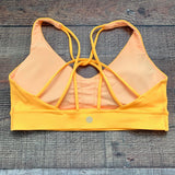 Athleta Brilliant Orange Solace Criss Cross Back Padded Sports Bra- Size ~S (See notes) (Sold out online)