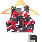 Wear It to Heart Cherry Camo Sports Bra NWT- Size S