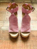 Marc Fisher Perforated Open Toe Wedges - Size 7.5 (GREAT CONDITION)