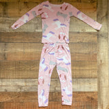 Just One You Pink Unicorn/Bunny/Owl Pajama Set- Size 5T
