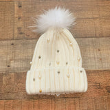 Pilipala Cream/Pearl Beanie NWT