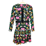 Alexia Admor Black Floral Crochet Detail Dress NWT- Size S