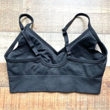 Lululemon Black Padded Sports Bra- Size 6