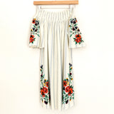 Zara TRF Collection Embroidered Dress NWT- Size S (see notes)