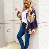 Michael Stars Reversible Floral Kimono (sold out online)