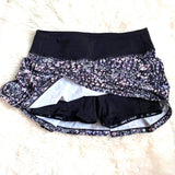 Lululemon Black Floral Skirt with Shorts Underneath- Size 4 (we have matching sports bra)