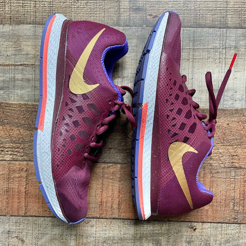 Pre-Owned Nike Zoom Pegasus 31 Plum Purple Sneakers- Size 7.5 (LIKE NEW CONDITION)
