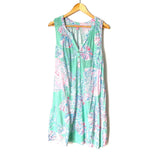 Lilly Pulitzer Teal Essie Dress- Size L (see notes)