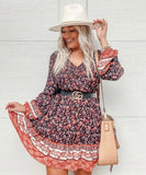 Pink Lily Black Floral Dress NWT- Size S