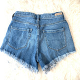 BlankNYC Denim Cut Off High Waisted Shorts- Size 28