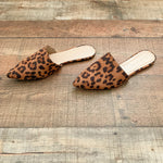 Wild Diva Suede Animal Print Mules- Size 8.5 (Great Condition, sold out online)